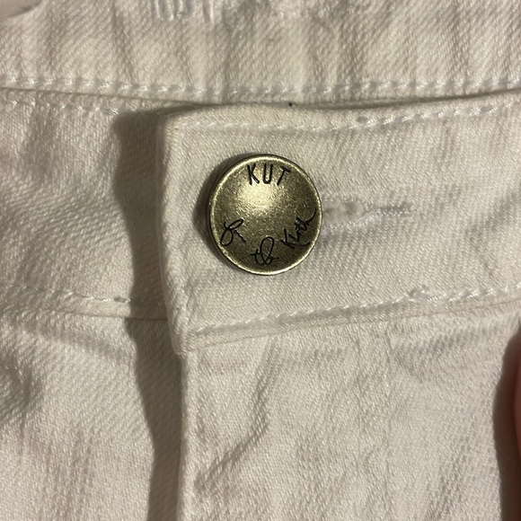 Kut from the Kloth Diana White Skinny Jeans, EUC, Sz 8 - Picture 8 of 14